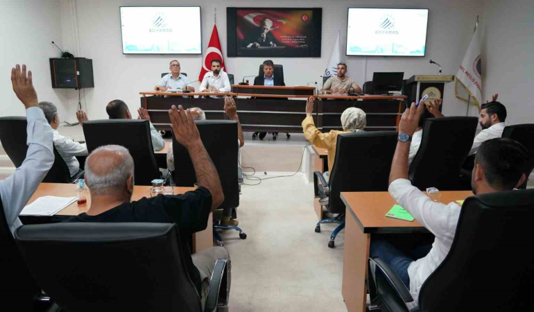 Adıyaman Belediyesi Ağustos ayı meclis toplantısı gerçekleştirildi