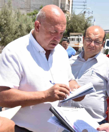 Ahmetli’nin altyapı sorunları yerinde tespit edildi