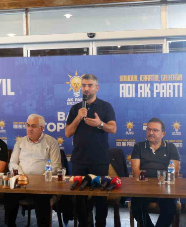 Ak Parti̇ Erzurum Teşki̇latı Basınla Buluştu