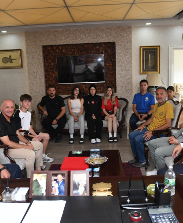 Başkan Tavlı, Gagavuzya spor bakanı ve sporcularını misafir etti