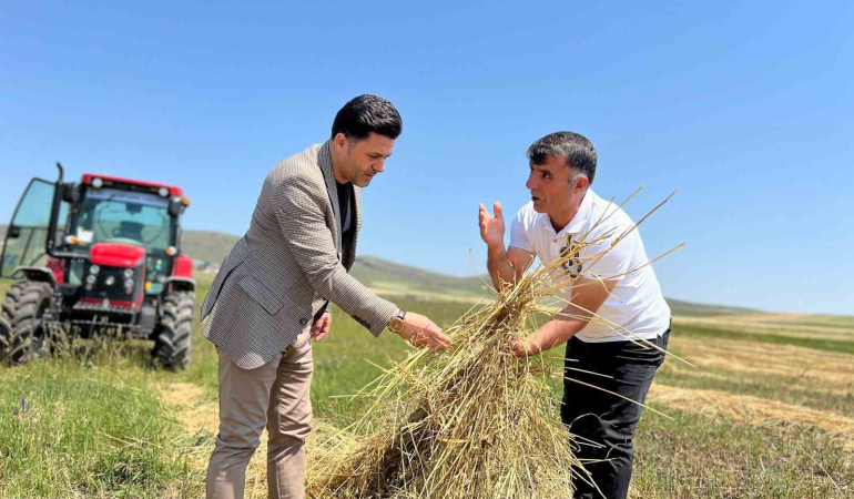 Başkan Tolga Adıgüzel çiftçilerle buluştu