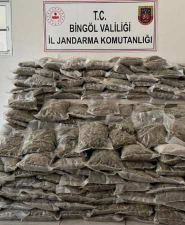 Bi̇ngölde 153 Ki̇lo Uyuşturucu Ele Geçi̇ri̇ldi̇