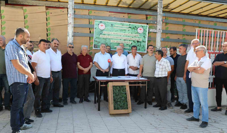 Elazığda 42 Üreti̇ci̇ye Fi̇de Dağıtıldı