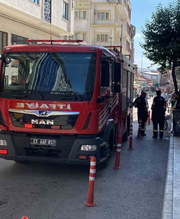 Elazığda Baca Yangını