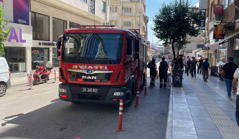 Elazığda Baca Yangını