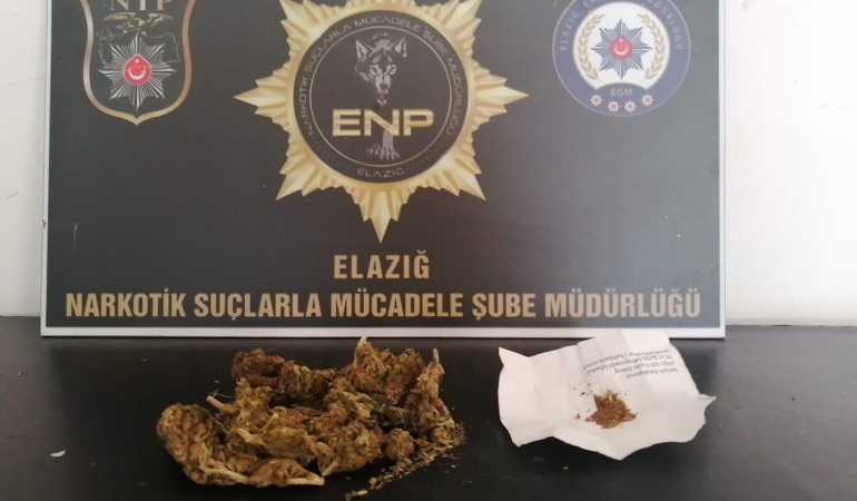 Elazığ’da uyuşturucu satıcılarına operasyon