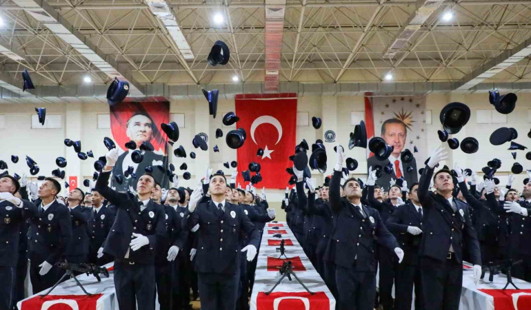 Erzi̇ncanda 428 Poli̇s Adayı Mezun Oldu