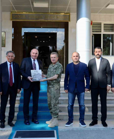 Etso Heyeti̇nden 9. Kolordu Komutanı Tümgeneral Tuncay Altuğa Hayırlı Olsun Zi̇yareti̇