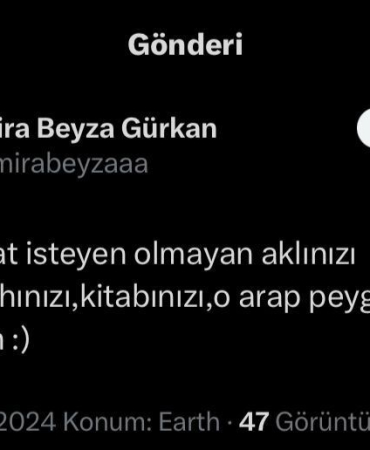 (Güncellendi̇) Di̇ni̇ Değerlere Hakaret Eden Genç Kadın Tutuklandı