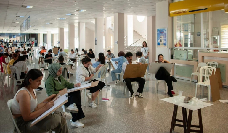 Güzel Sanatlar Fakültesi̇ Özel Yetenek Sınavı Yapıldı
