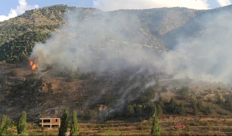 İspi̇rde Orman Yangını