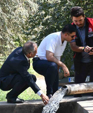 Kaymakam Aydın,  ‘Aralık Mi̇llet Bahçesi̇nde İncelemelerde Bulundu