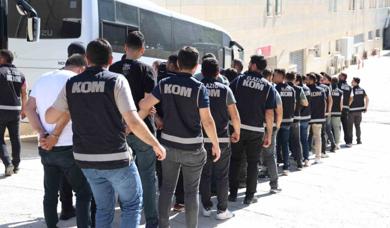 "Kuyu-16" Operasyonunda Yakalanan Şüpheli̇ler Adli̇yeye Sevk Edi̇ldi̇