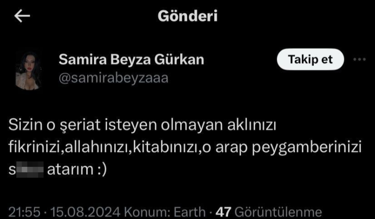 Peygamber Efendi̇mi̇ze Hakaret Etmi̇şti̇, Şi̇mdi̇de Torbacı İki̇ Arkadaşını Suçladı