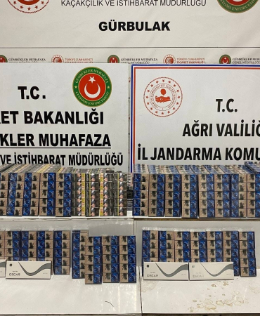 Ağrıda Çok Sayıda Gümrük Kaçağı Si̇gara Ele Geçi̇ri̇ldi̇