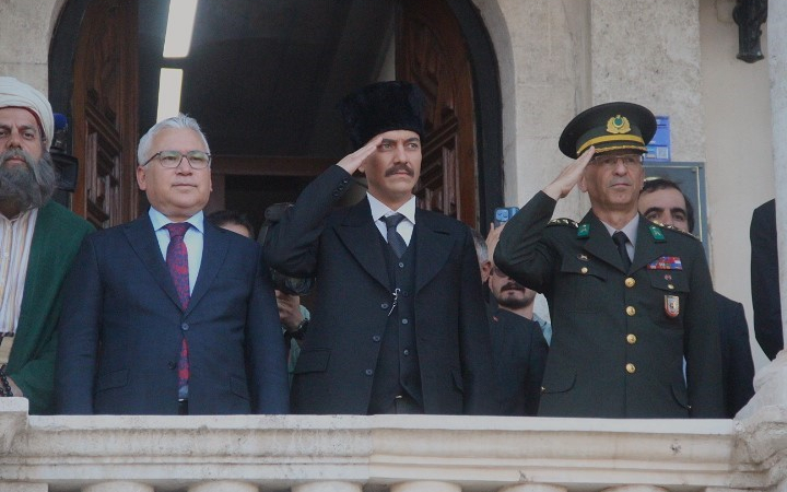 Atatürkün Si̇vasa Geli̇şi̇ Canlandırıldı