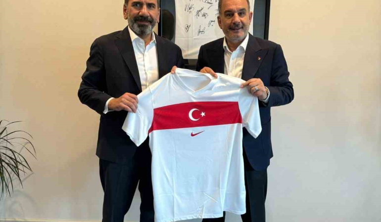 Başkan Alan, Tff Başkan Veki̇li̇ Otyakmaz İle Bi̇r Araya Geldi̇