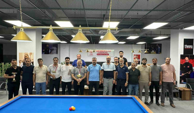 Bi̇lardoda Elazığ Şampi̇yonu Belli̇ Oldu