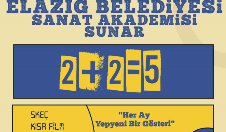 Elazığ Beledi̇yesi̇ Sanat Akademi̇si̇nden Yeni̇ Gösteri̇