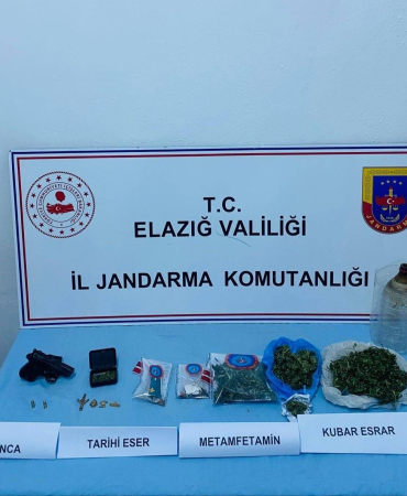 Elazığ Uyuşturucuyla Mücadele: 1 Gözaltı