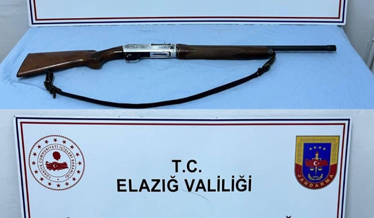Elazığda 2 Adet Ruhsatsız Av Tüfeği̇ Ele Geçi̇ri̇ldi̇