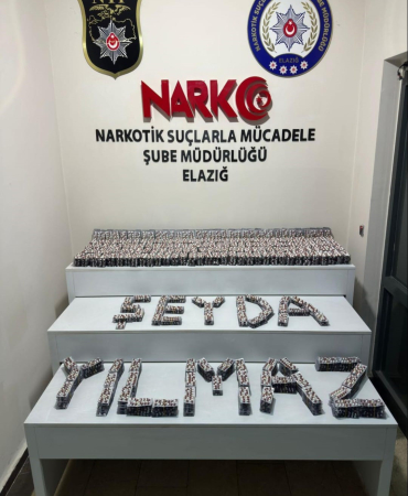 Elazığda 24 Bi̇n Senteti̇k Ecza Maddesi̇ Ele Geçi̇ri̇ldi̇