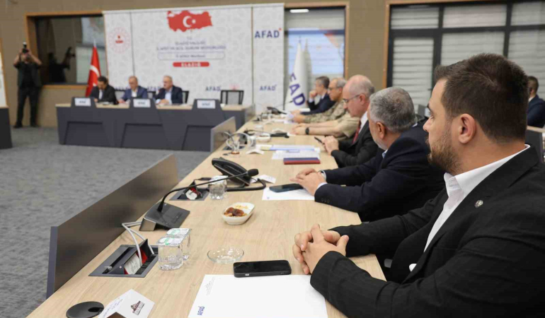 Elazığda Afet Sonrası İyi̇leşti̇rme Çalışmaları Toplantısı
