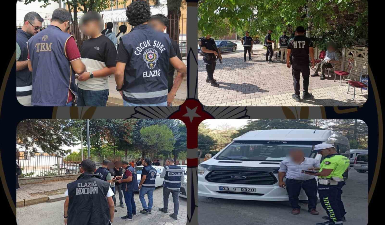 Elazığda Okul Önü Deneti̇mleri̇ Başladı
