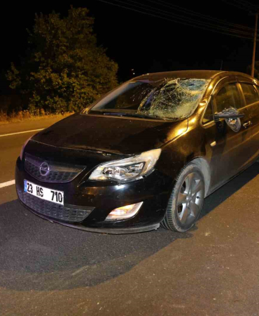 Elazığda Otomobi̇li̇n Çarptığı Kadın Ağır Yaralandı
