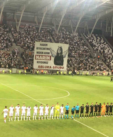 Elazığspor Taraftarından ‘Nari̇n Pankartı