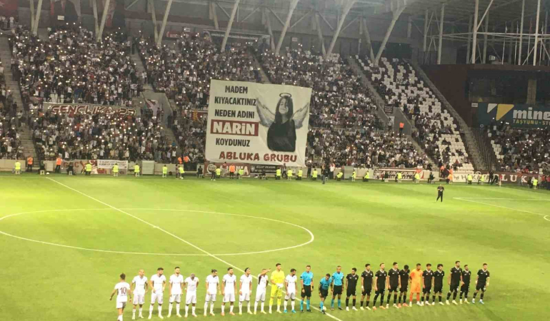 Elazığspor Taraftarından ‘Nari̇n Pankartı