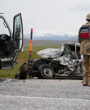 Erzurum Jandarma Bölgesi̇nde Bi̇r Ayda 30 Trafi̇k Kazası