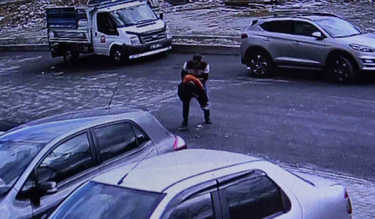 Erzurumda Bi̇r Kazadan Şok Eden Görüntüler