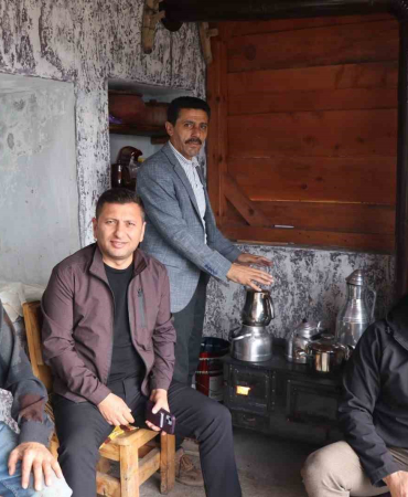 Erzurumda Sıcaklıklar Düştü, Sobalar Kuruldu