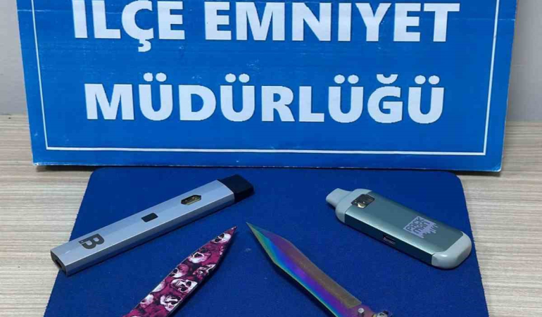 Gümüşhanede Elektroni̇k Si̇gara İçi̇nde Li̇ki̇t Esrar Ele Geçi̇ri̇ldi̇
