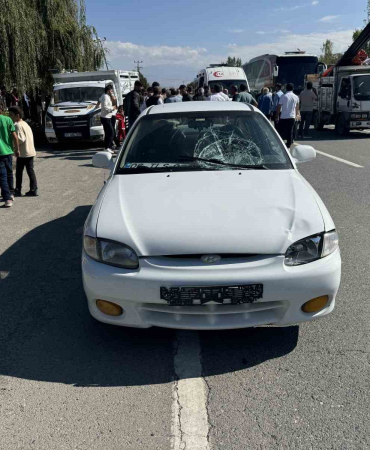 Iğdırda Feci̇ Kaza: 1 Yaralı