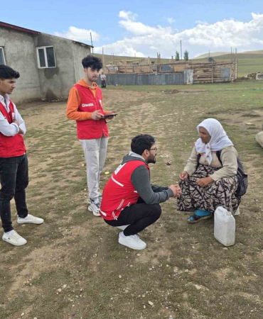 Kızılay Gönüllüleri̇ Di̇yadi̇nde İhti̇yaç Sahi̇bi̇ Ai̇leleri̇n Umudu Oluyor