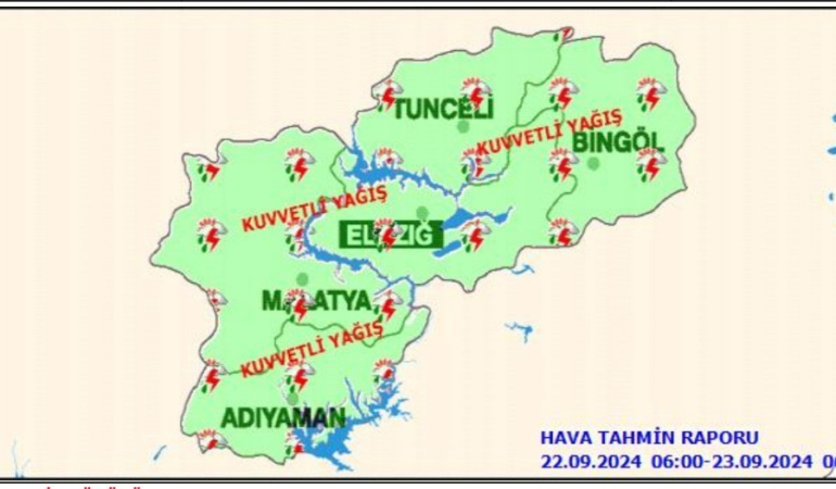 Meteoroloji̇den Kuvvetli̇ Yağış Uyarısı