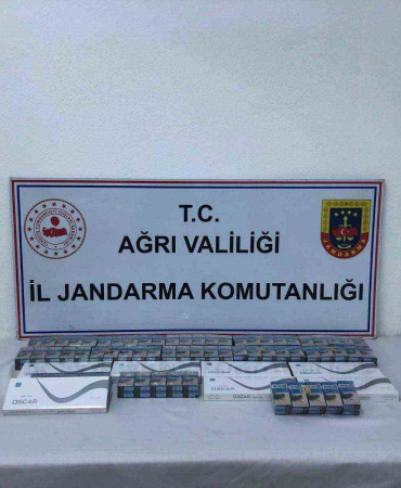 Ağrıda Kaçak Si̇gara Operasyonu