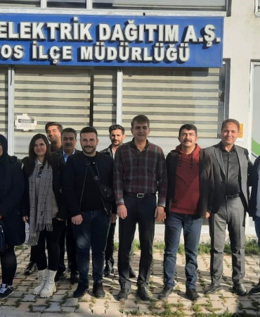 Aras Çözüm Merkezi̇nden Patnos İlçe İşletmesi̇ne Zi̇yaret