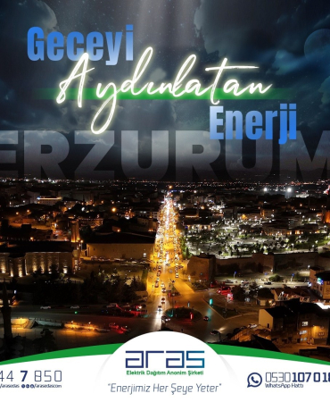 Aras Elektri̇k Şehri̇ Aydınlatıyor