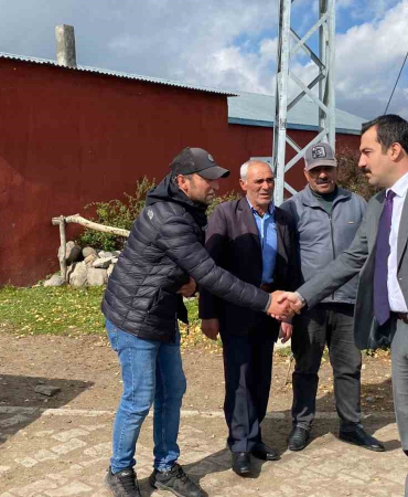 Arpaçay Kaymakamı Akköz, Köylerde Yapılan Çalışmaları Yeri̇nde Gördü