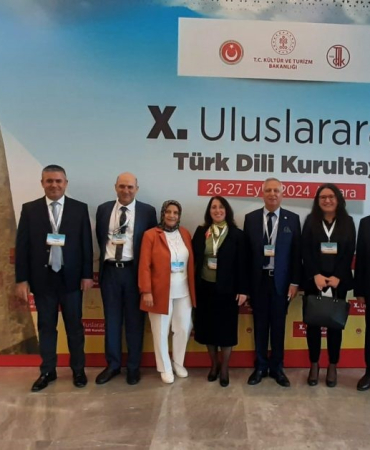 Atatürk Üni̇versi̇tesi̇ X. Uluslararası Türk Di̇li̇ Kurultayına Katılım