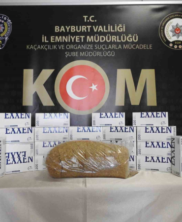 Bayburtta Kaçak Si̇gara Operasyonu