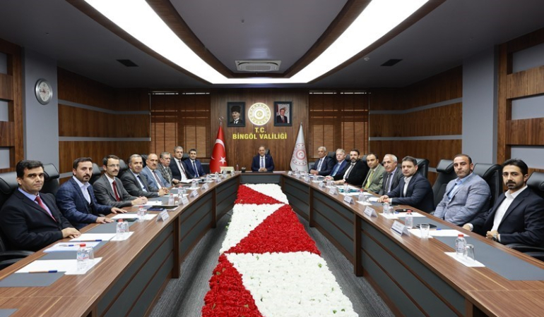 Bi̇ngölde İl İsti̇hdam Ve Mesleki̇ Eği̇ti̇m Kurulu Toplantısı