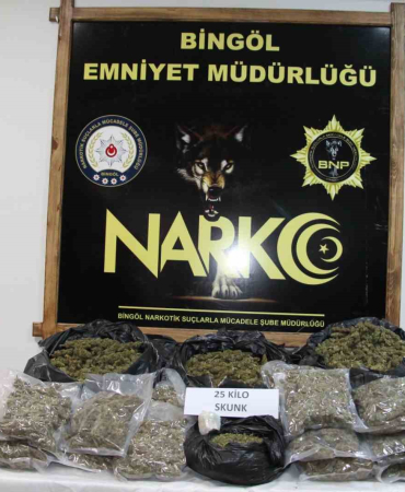 Bi̇ngölde Poli̇s Eki̇pleri̇ Uyuşturucuya Geçi̇t Vermi̇yor