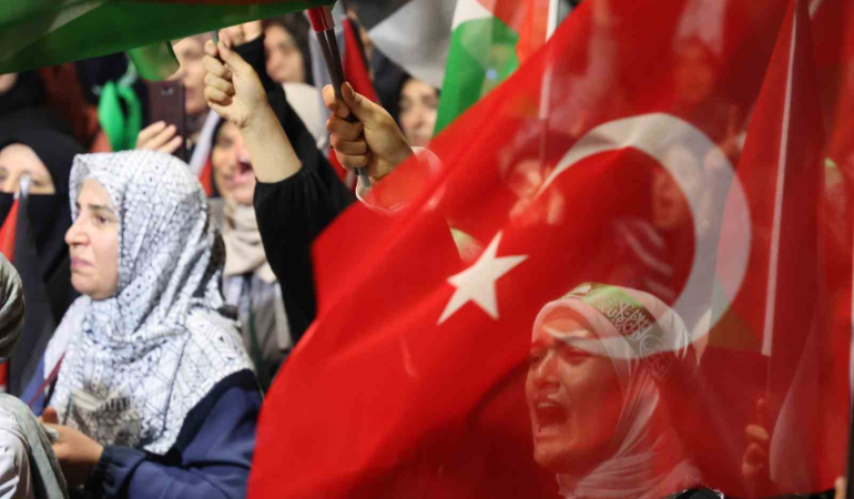 Elazığda Fi̇li̇sti̇ne Destek Mi̇ti̇ngi̇ Düzenlendi̇