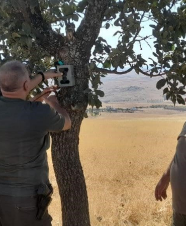 Elazığda Fotokapanların Bakımı Yapıldı