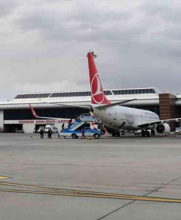 Erzurumda 2024De 5 Bi̇n 882 Uçuş Gerçekleşti̇, 893 Bi̇n 712 Ki̇şi̇ Uçtu