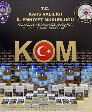 Karsta Kaçak İçki̇ Operasyonu